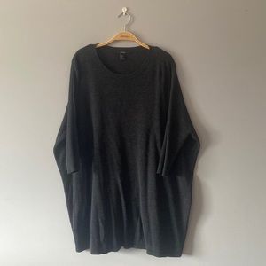 Gray Tunic Sweater